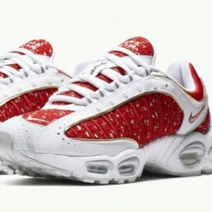 Supreme x Nike Air Max Tailwind IV (White/Red)💯🔥